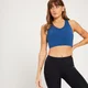 MP Women's Power Longline Sports Bra – Mörkblå