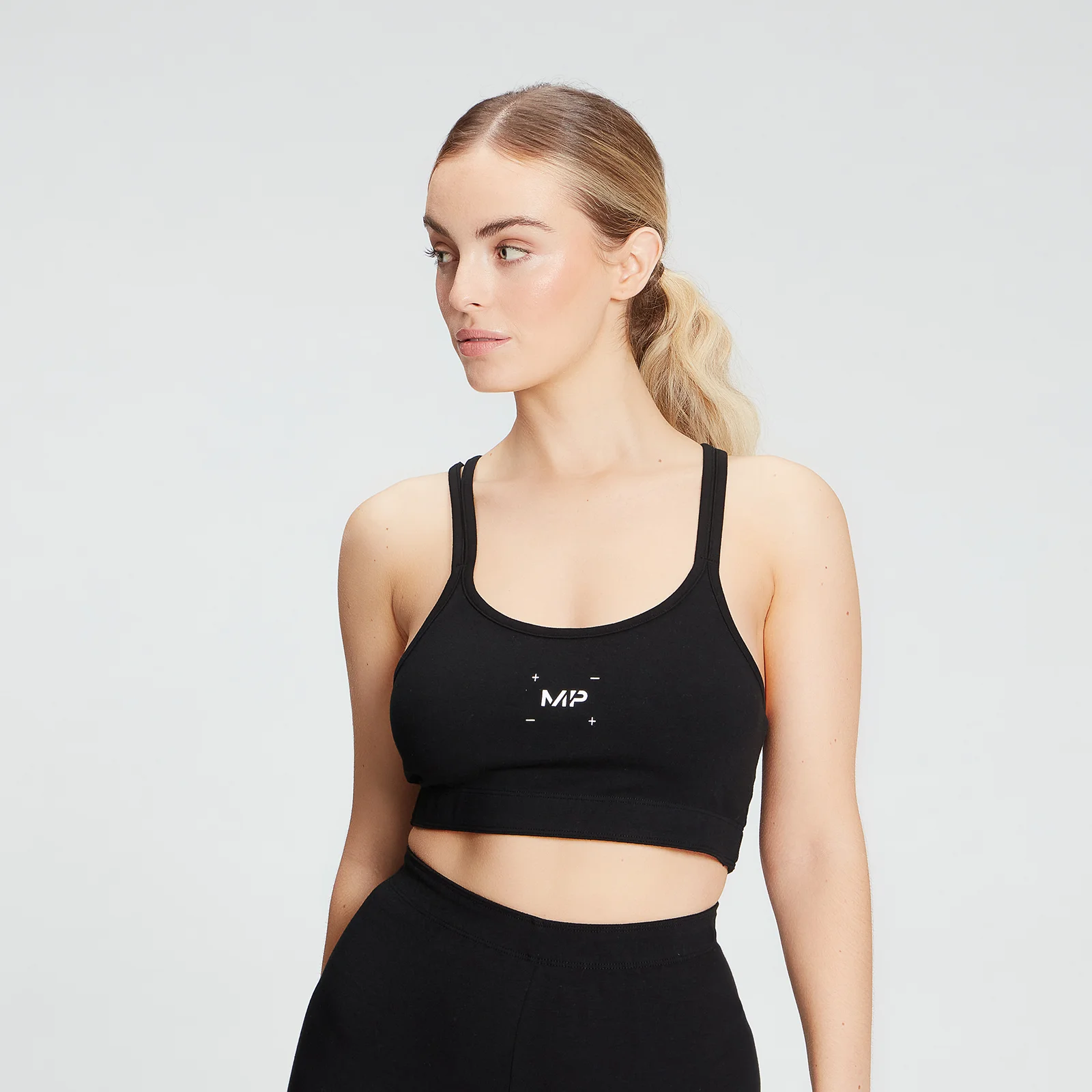 MP Women's Central Graphic Bra - Black - XXS Bild 1