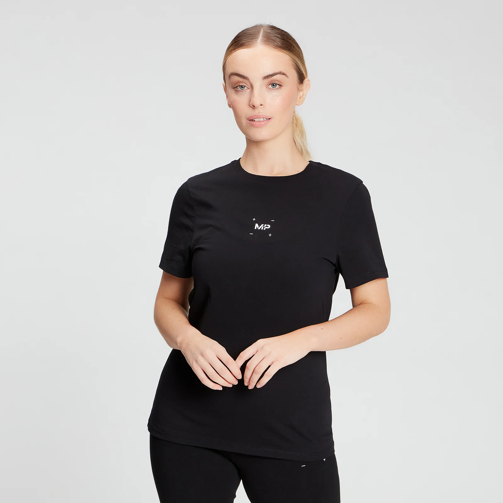 MP Women's Central Graphic T-Shirt - Black - XXS Bild 1