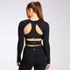MP Power Long Sleeve Top för kvinnor – Svart