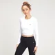 MP Shape Seamless Long Sleeve Crop Top för kvinnor – Vit