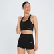 MP Shape Seamless Cross Strap Sports Bra – Svart