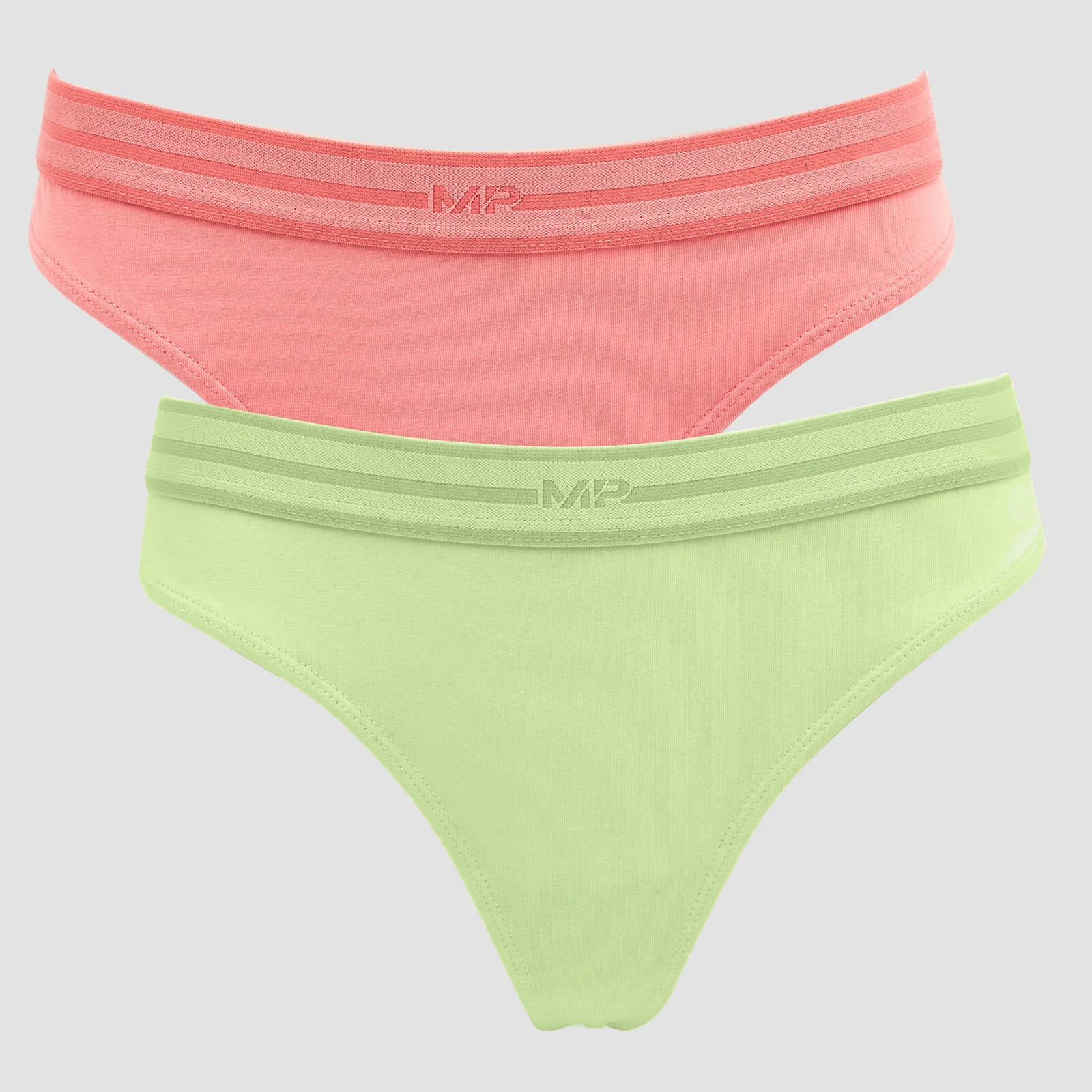 MP Women's Thong (2 Pack) Butterfly/Geranium Pink - XXS Bild 1