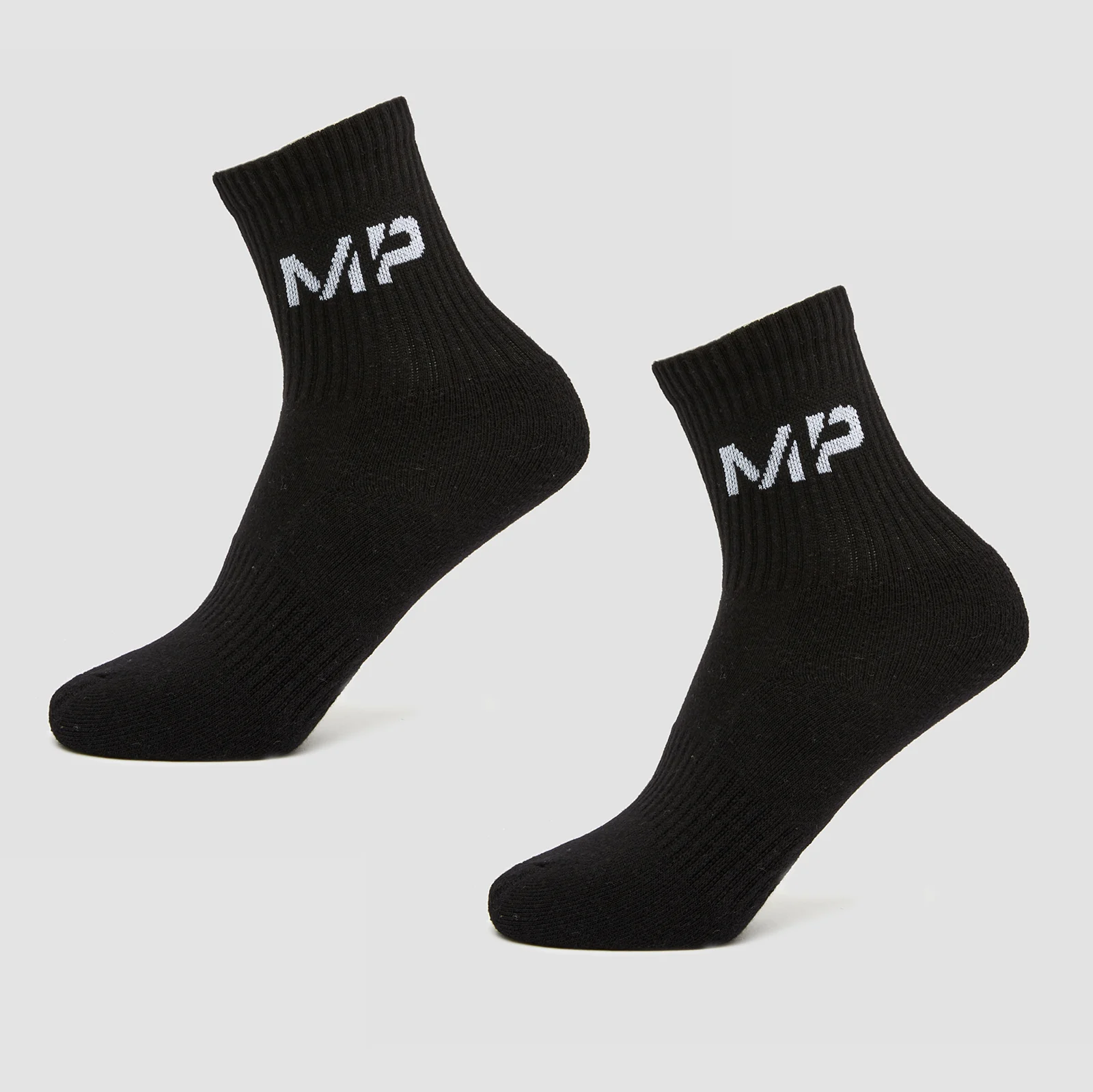 MP Women's Essentials Crew Socks (2-pack) Svart - UK 3-6 Bild 1