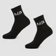 MP Women's Essentials Crew Socks (2-pack) Svart