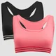 MP Women's Limited Edition Impact Essentials Bralette (2-pack) – Svart/rosa