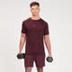 MP Fade Graphic Training Short Sleeve T-shirt för män – Mörkröd