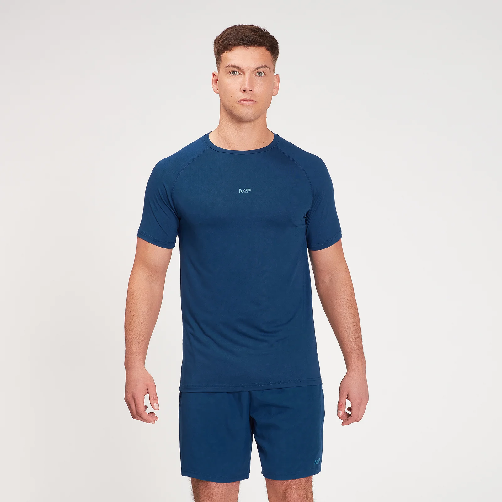 MP Fade Graphic Training Short Sleeve T-shirt för män – Mörkblå - XXS Bild 1