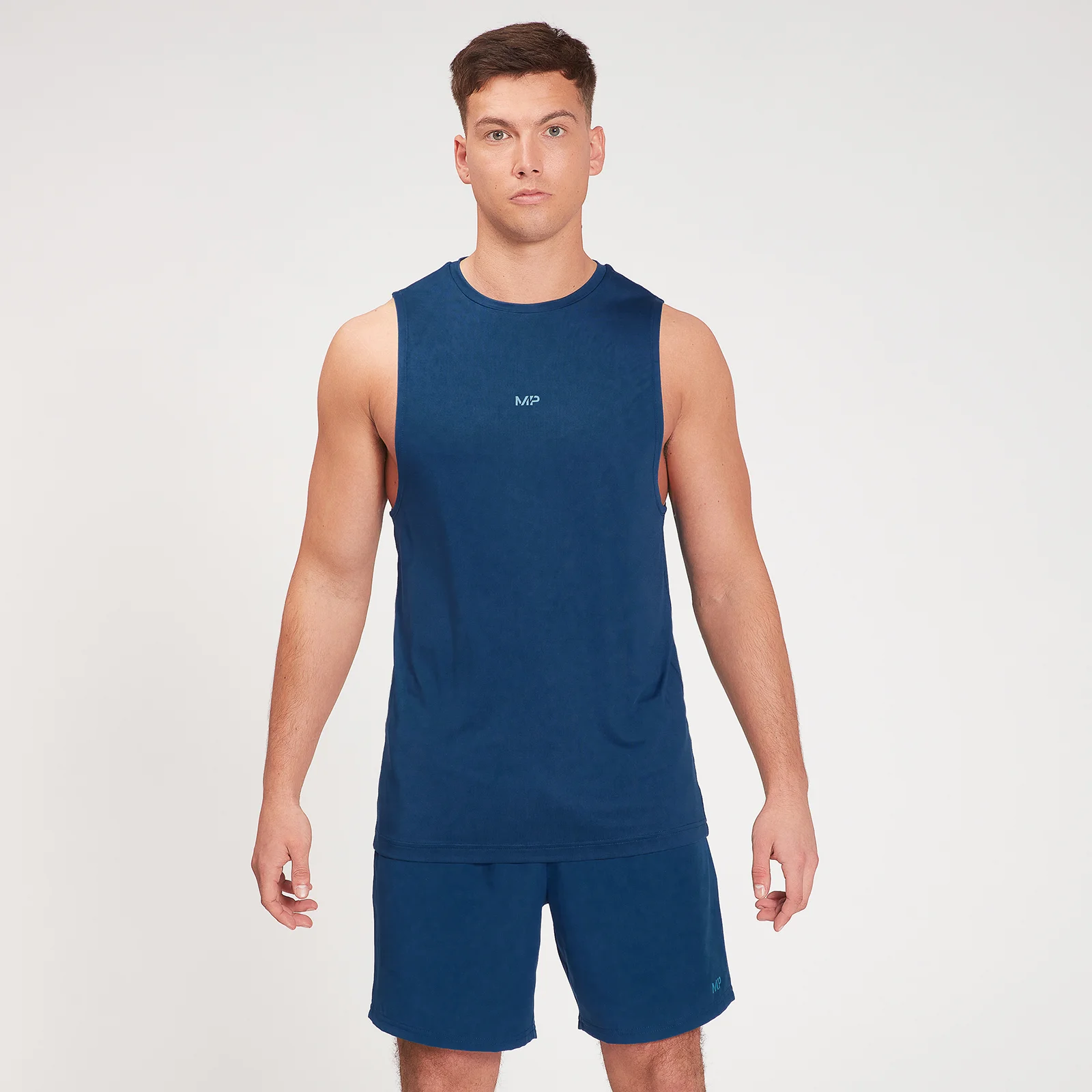 MP Fade Graphic Training Tank – Mörkblå - XXS Bild 1
