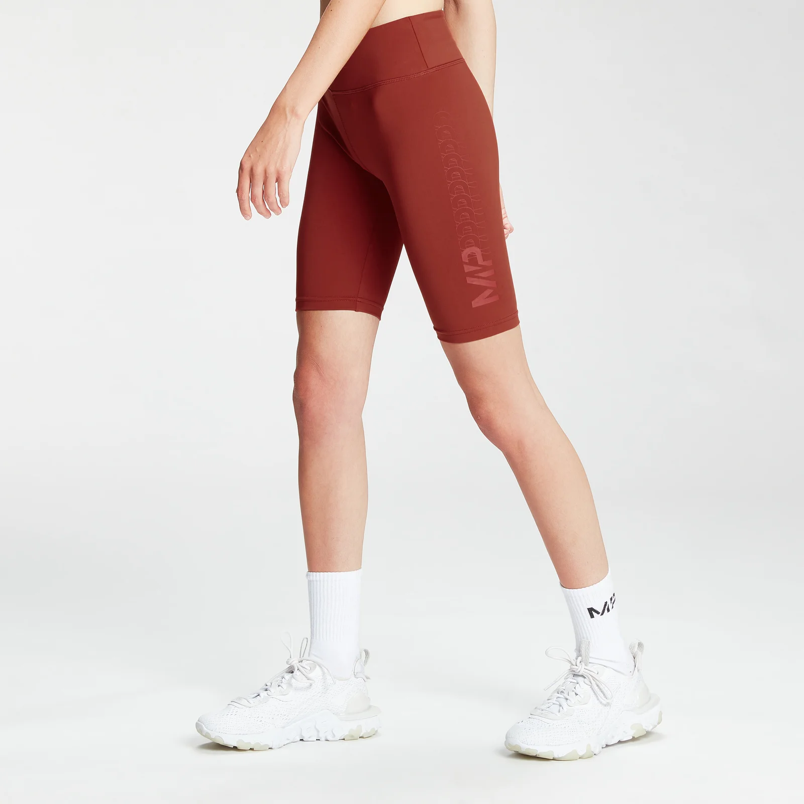 MP Women's Fade Graphic Training Cycling Shorts – Röd - XXS Bild 1