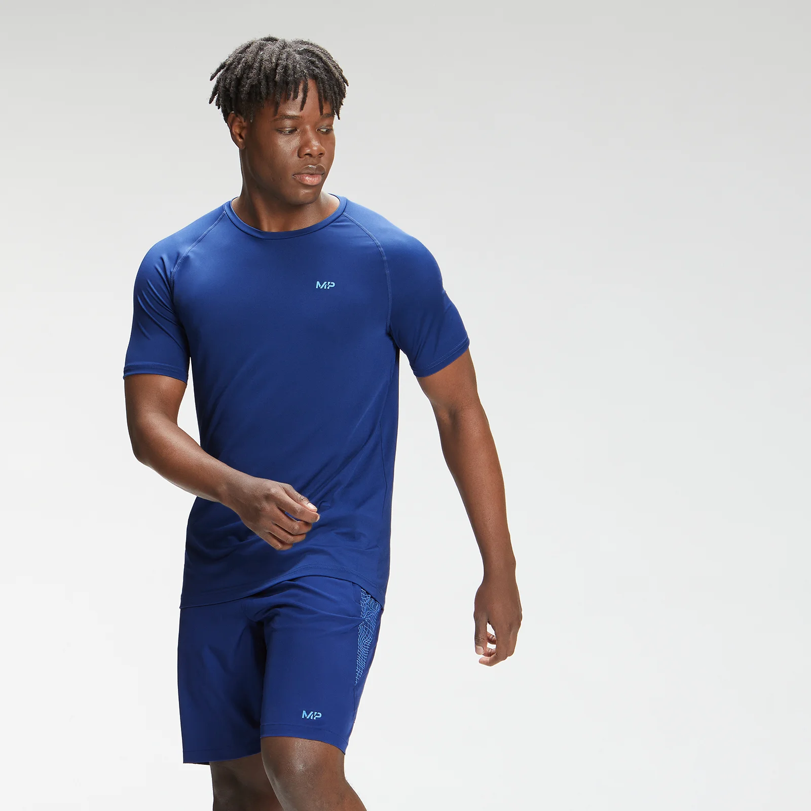 MP Men's Tempo Graphic Short Sleeve T-Shirt – Blå - XXS Bild 1