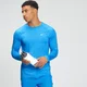 MP Men's Tempo Graphic Long Sleeve Top – Ljusblå