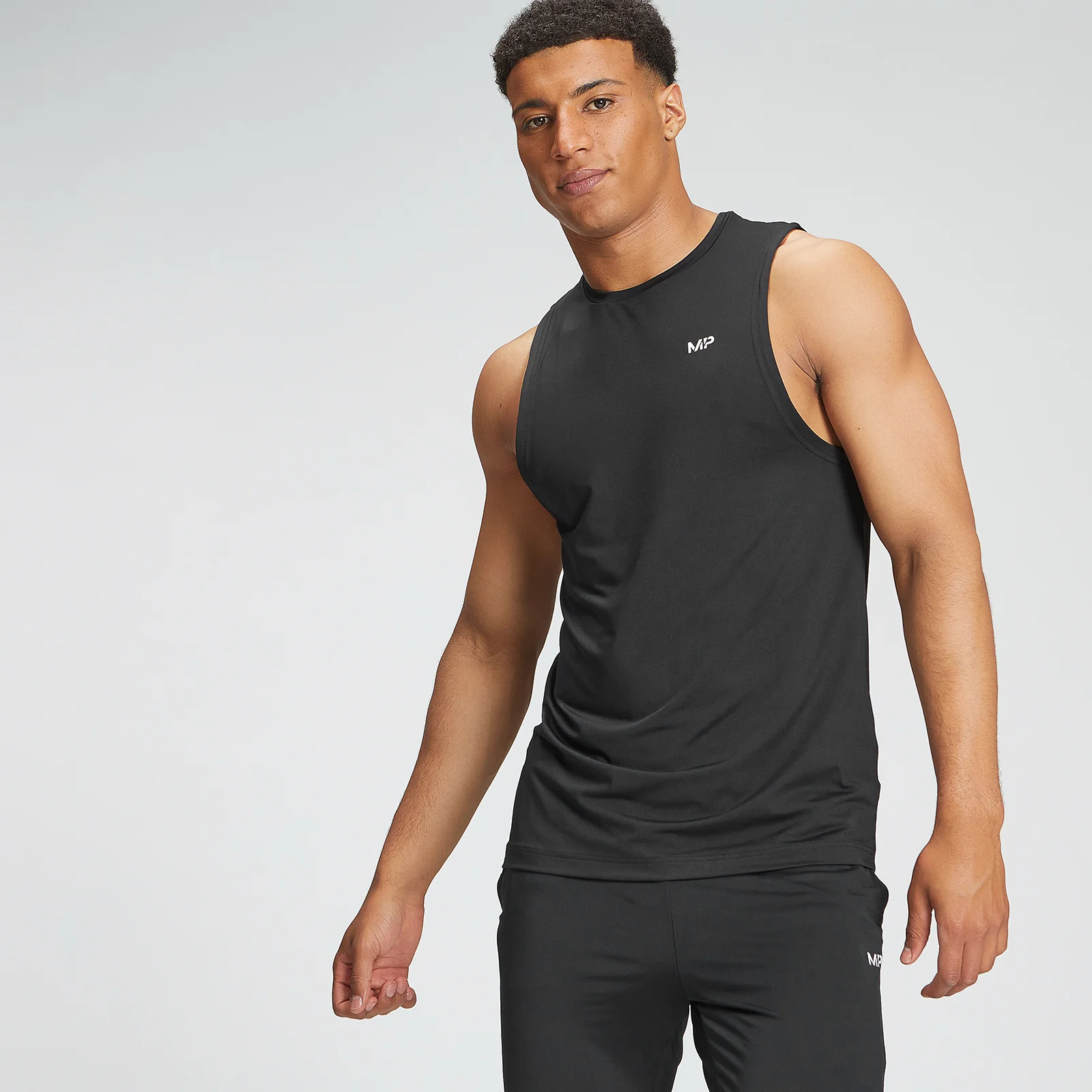 MP Men's Tempo Graphic Tank Top - Black - XXS Bild 1