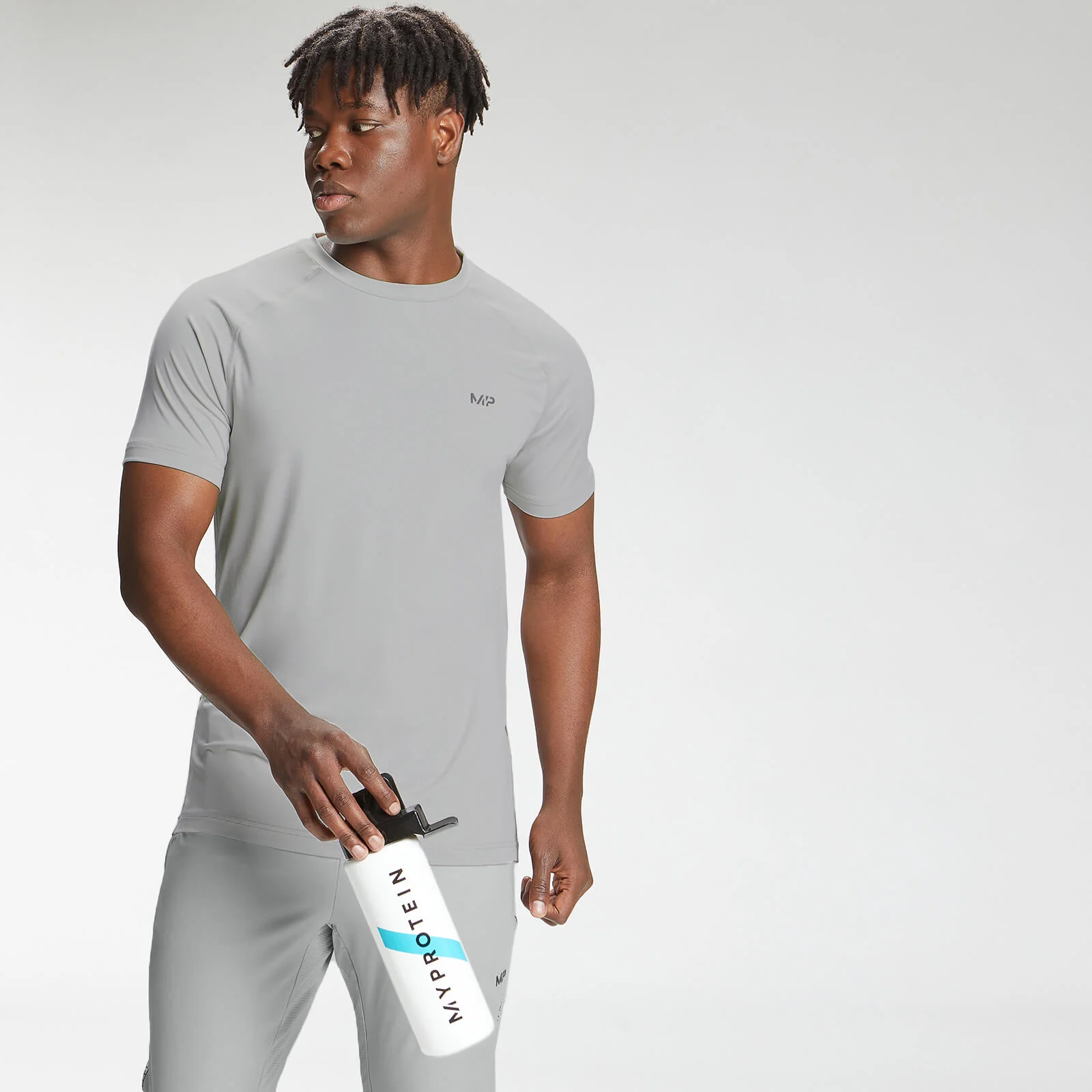 MP Men's Tempo Short Sleeve T-Shirt – Grå - XXS Bild 1