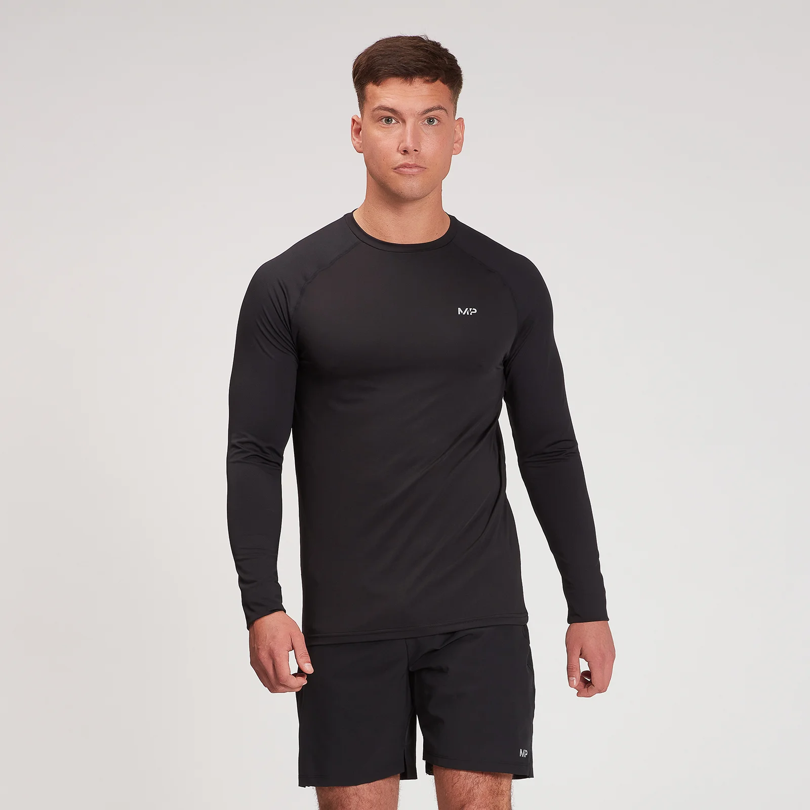 MP Men's Velocity Long Sleeve Top - Black - XXS Bild 1