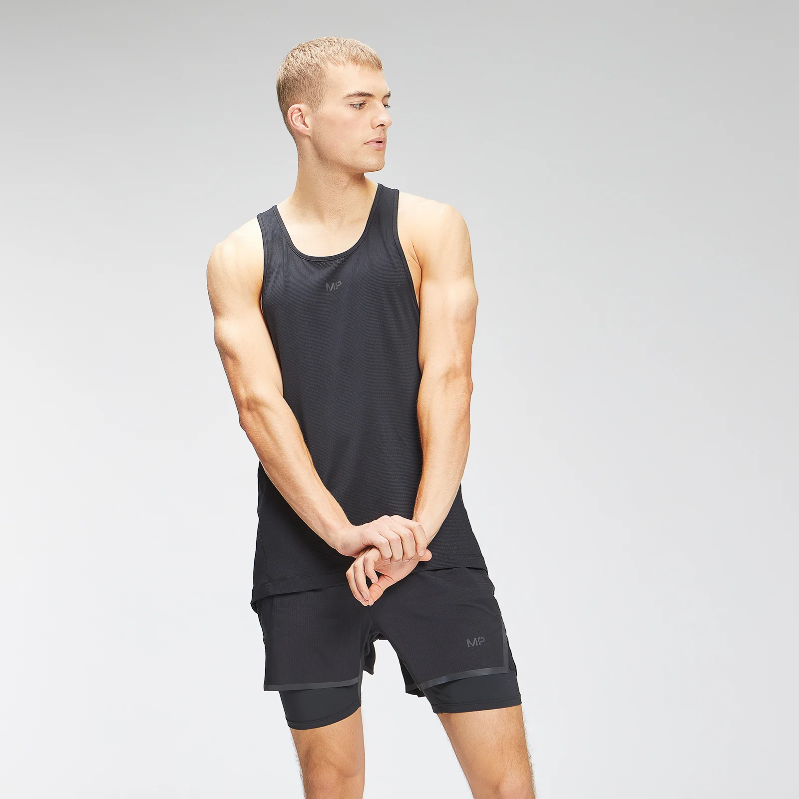 MP Men's Velocity Stringer Vest – Svart - XXS Bild 1