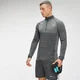 MP Men's Essential Seamless 1/4 Zip Top – Svart