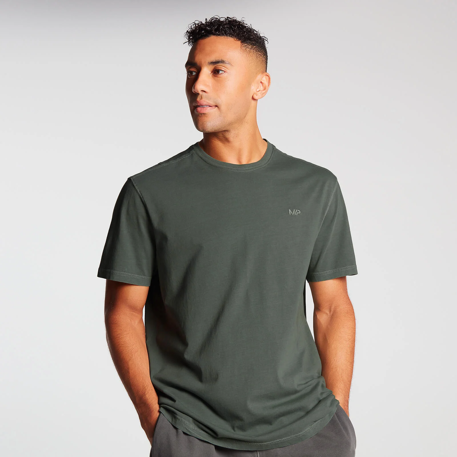 MP Men's Training Short Sleeve Oversized T-Shirt - Vine Leaf - XXS Bild 1