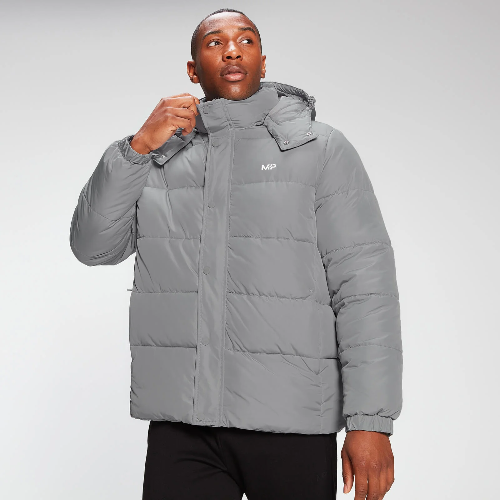 MP Men's Essential Puffer Jacket - Storm - XXS Bild 1