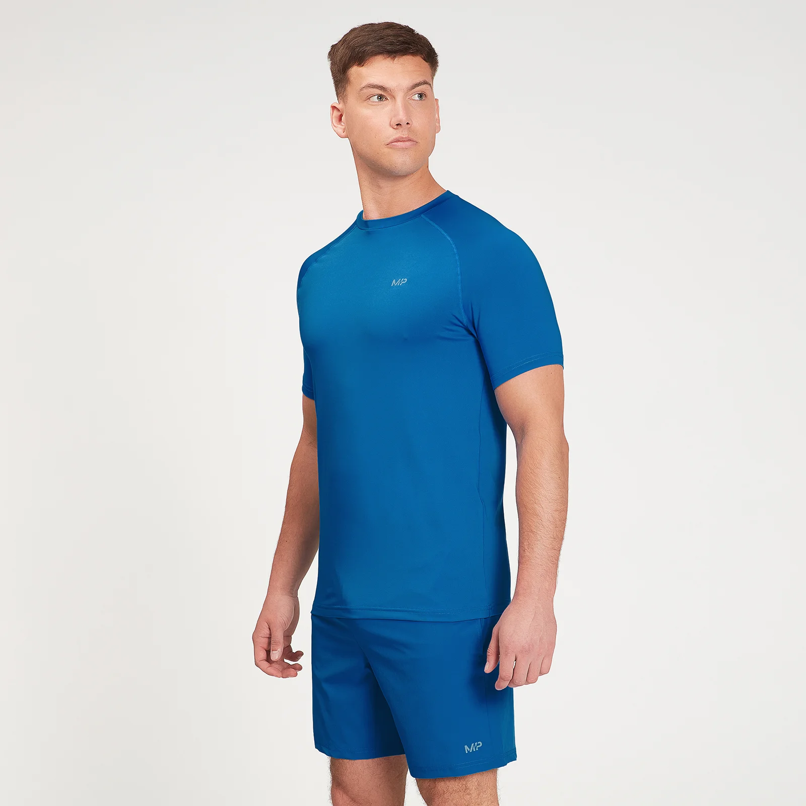MP Men's Graphic Running Short Sleeve T-Shirt – Blå - XXS Bild 1
