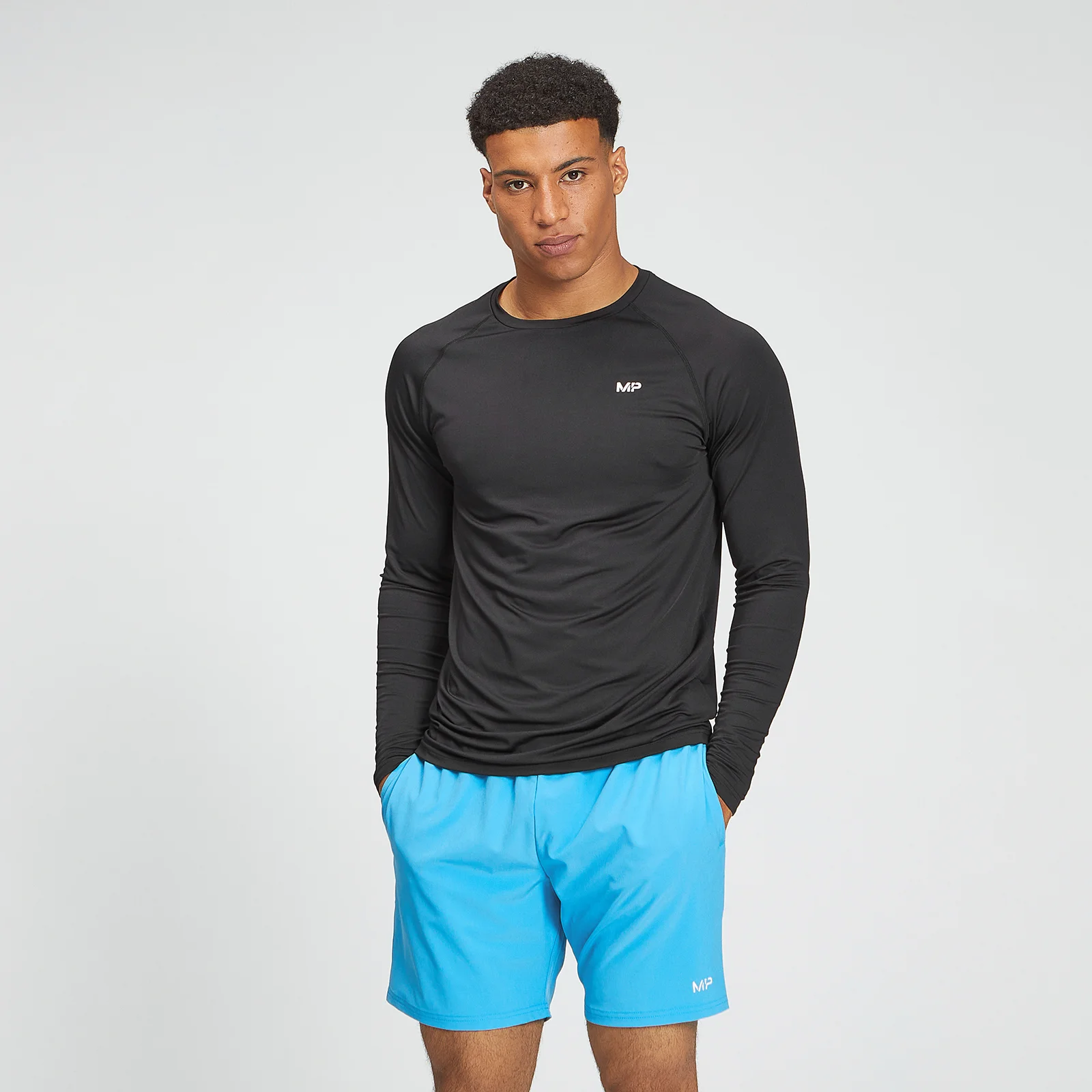 MP Training Long Sleeve Top för män – Svart - XXS Bild 1