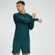 MP Training Long Sleeve Top för män – Mörkturkos