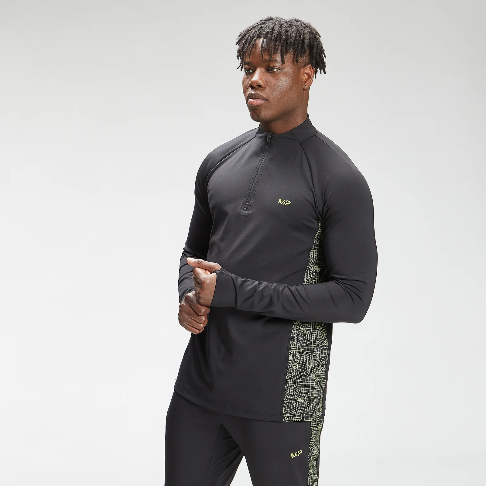 MP Men's Tempo 1/4 Zip Top – Svart - XXS Bild 1