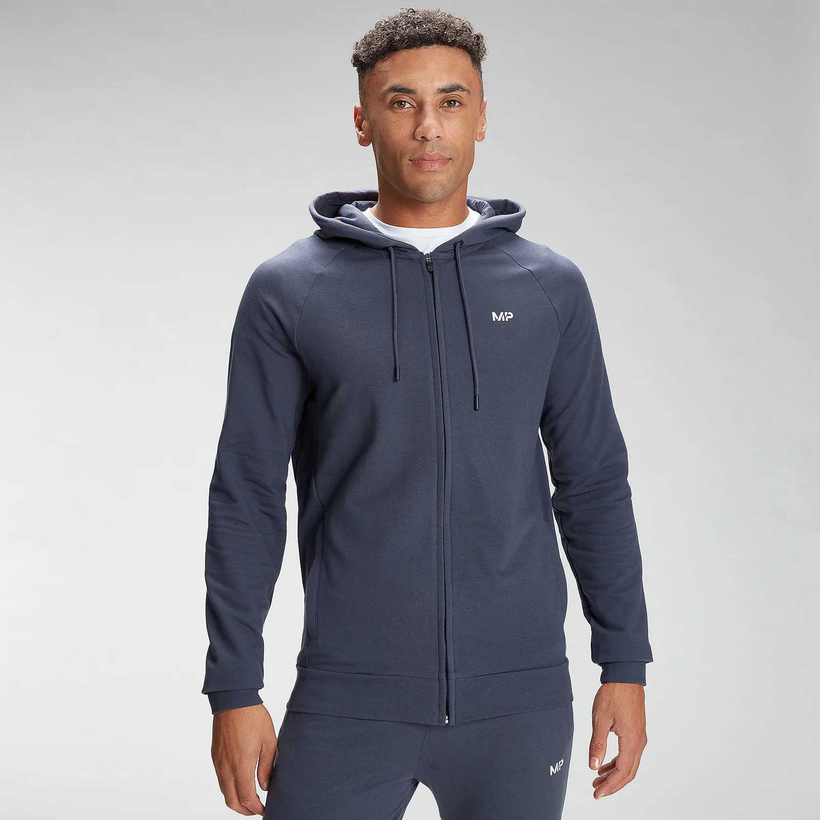 MP Men's Form Zip Up Hoodie - Graphite - XXS Bild 1
