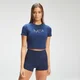 MP Women's Adapt Camo Logo Crop T-Shirt – Blå