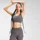 MP Women's Tempo Cross Back Repreve® Sports Bra – Grå