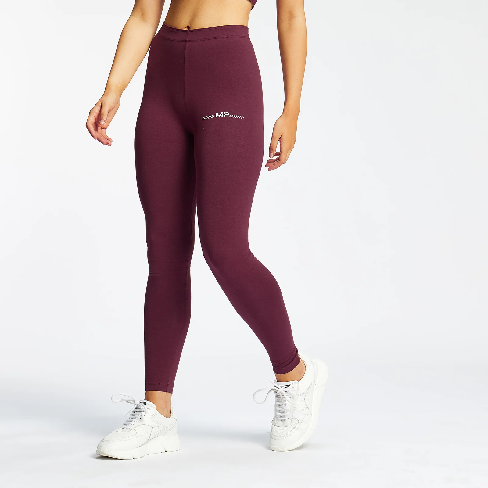 MP Mini Mark Graphic Leggings för kvinnor - Vinröd - XXS Bild 1
