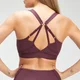 MP Women's Power Ultra Sports Bra – Vinröd/svart