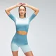 MP Women's Velocity Seamless Crop Top – Mörkblå