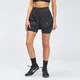 MP Women's Velocity Running Double Layer Shorts – Svart