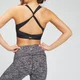 MP Women's Power Cross Back Sports Bra – Svart