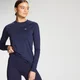MP Women's Essentials Training Slim Fit Long Sleeve Top – Marinblå