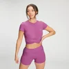 MP Women's Power Short Sleeve Crop Top – Lila