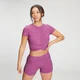 MP Women's Power Short Sleeve Crop Top – Lila