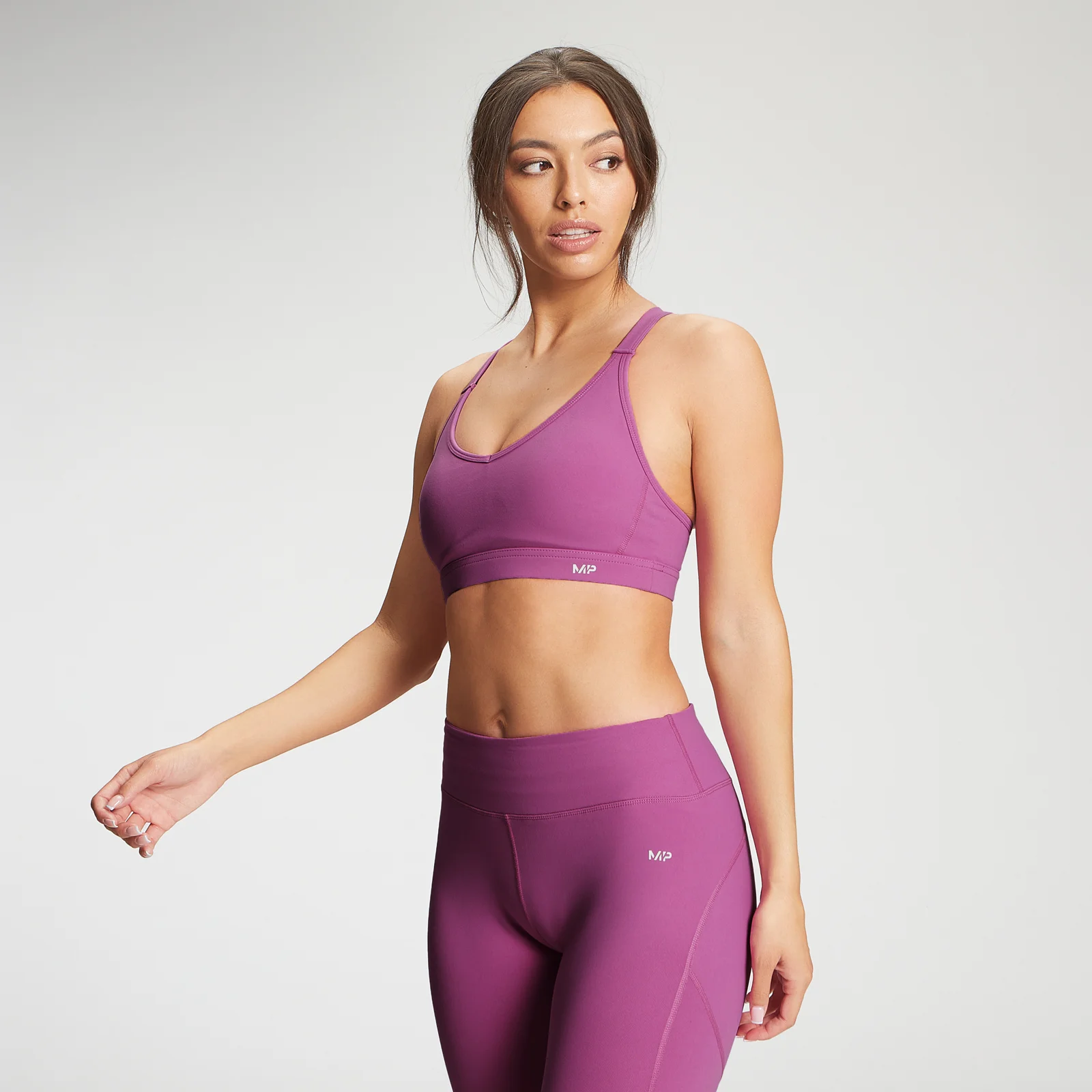 MP Women's Power Mesh Sports Bra – Lila - XXS Bild 1