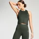 MP Women's Essentials Training Racerback Crop Tank – Grön