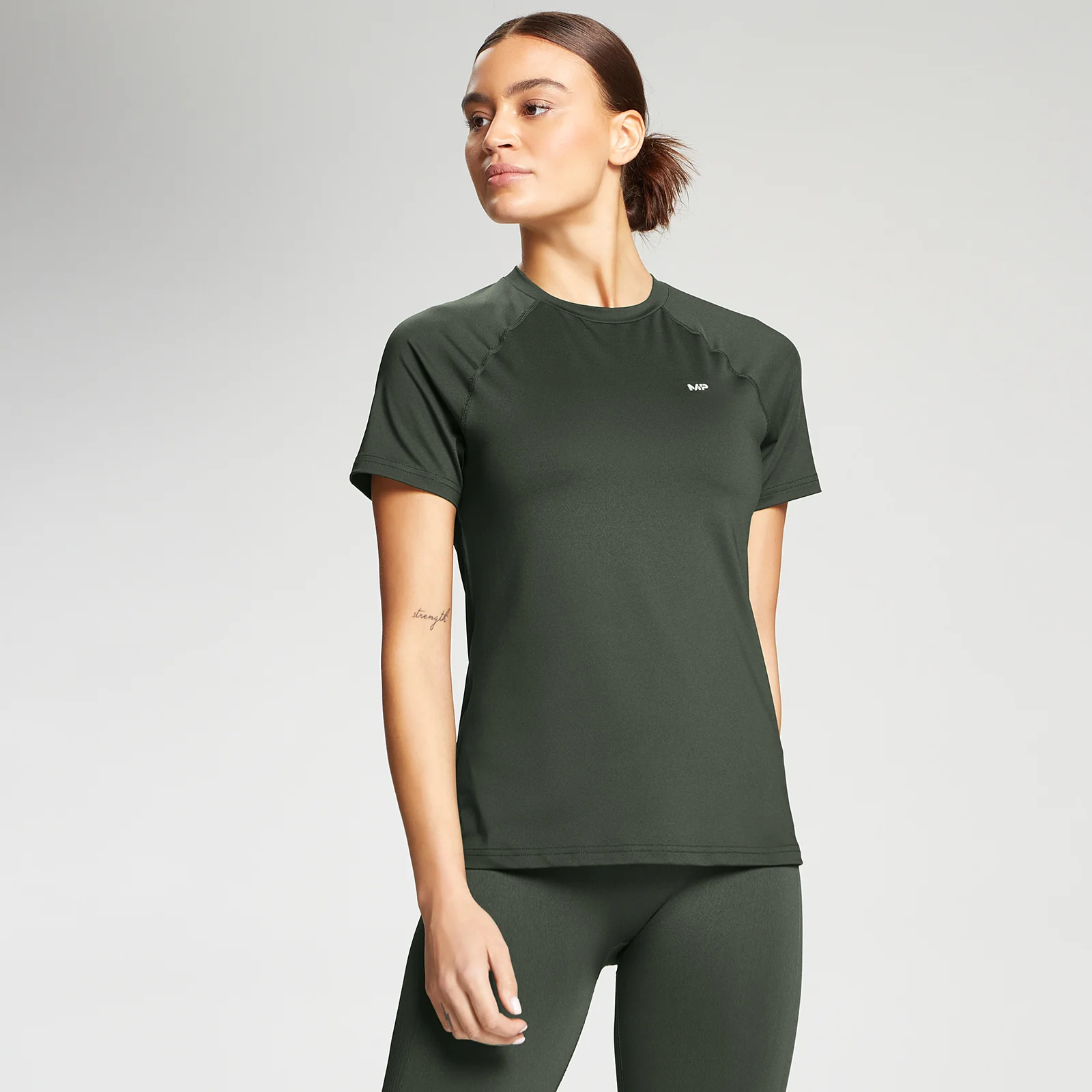MP Women's Essentials Training Slim Fit T-Shirt – Grön - XXS Bild 1