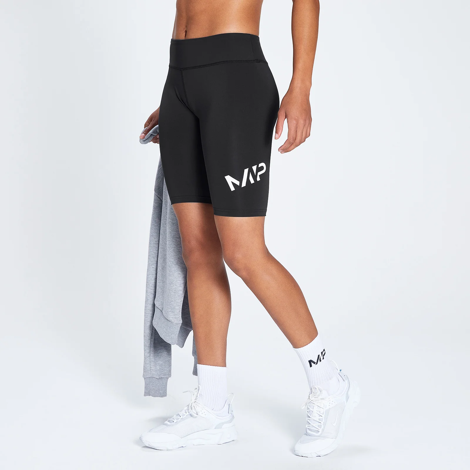 MP Training Full Length Cycling Shorts - Svart - XXS Bild 1