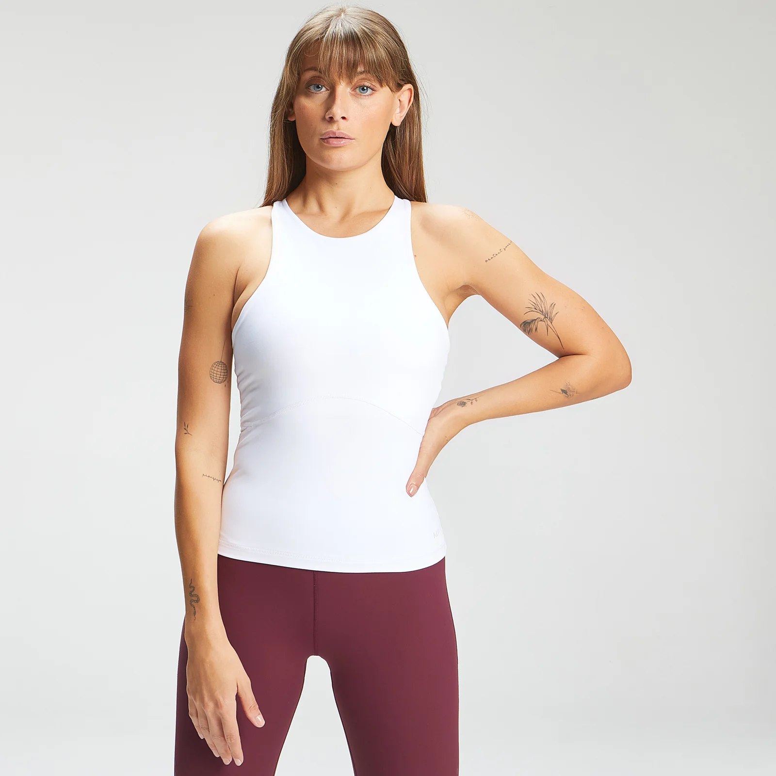 MP Women's Power Ultra Fitted Vest – Vit - XXS Bild 1