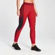 MP Women's Engage Colour Block Legging –Röd/vindröd