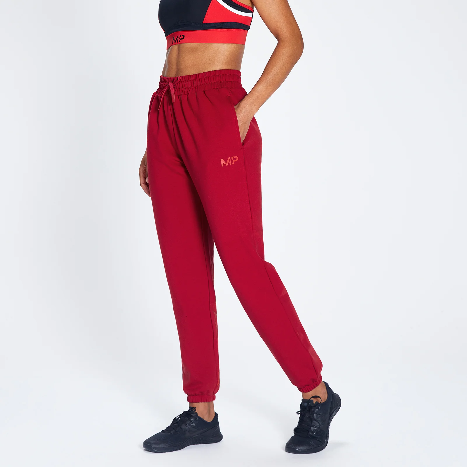 MP Women's Engage Bold Graphic Joggers - Wine/Black - XXS Bild 1
