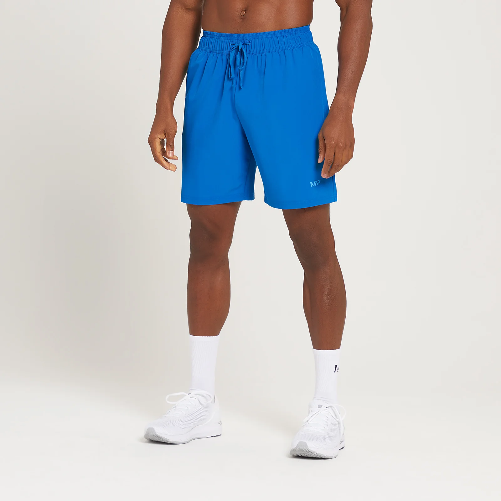 MP Linear Mark Graphic Training Shorts för män - Blå - XXS Bild 1