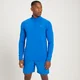 MP Linear Mark Graphic Training 1/4 Zip för män - Blå