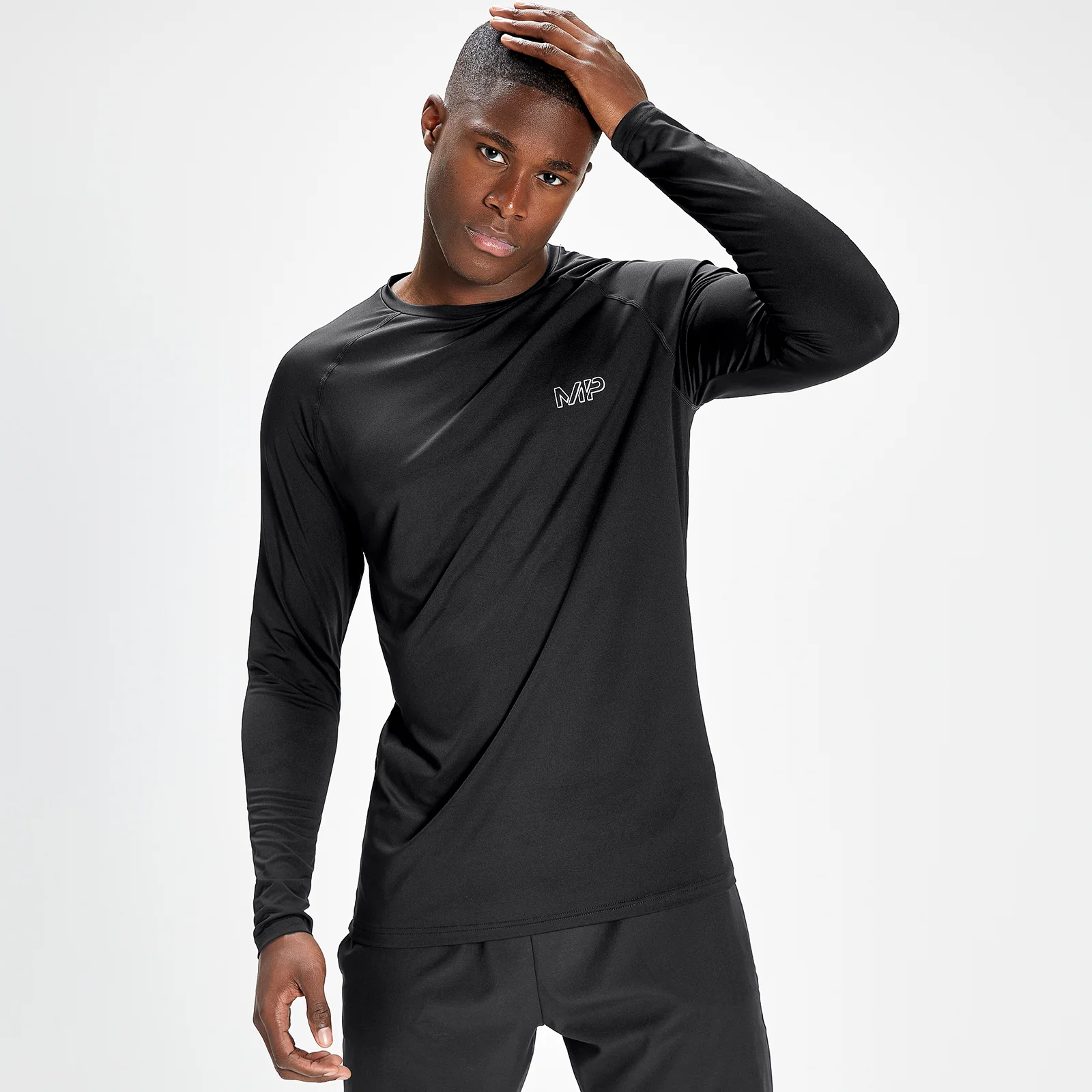 MP Men's Infinity Mark Graphic Training Long Sleeve T-shirt – Svart - XXS Bild 1