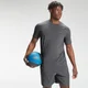 MP Men's Repeat Mark Graphic Training Short Sleeve T-Shirt – Grå