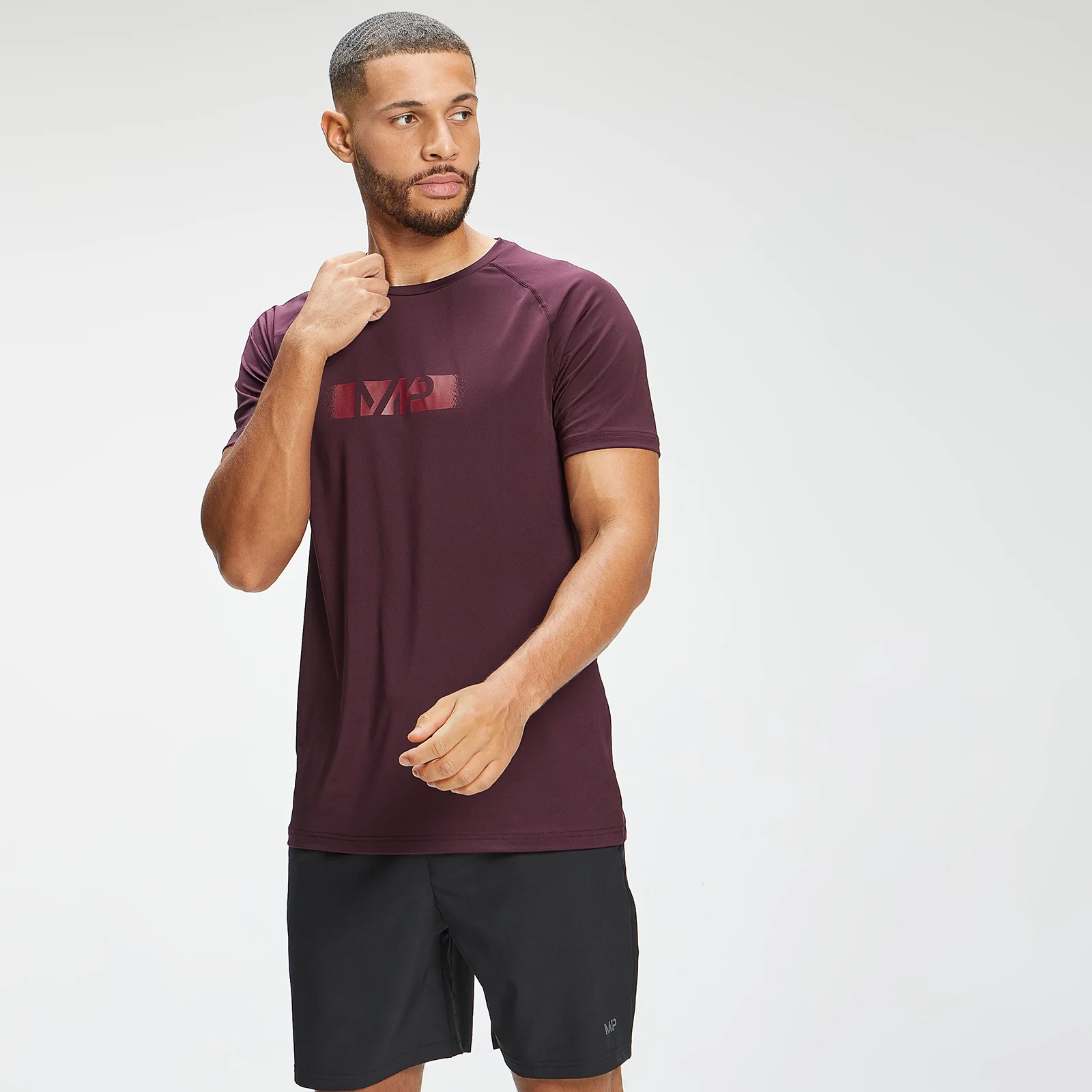 MP Men's Graffiti Graphic Training Short Sleeve T-Shirt – Vinröd - XXS Bild 1